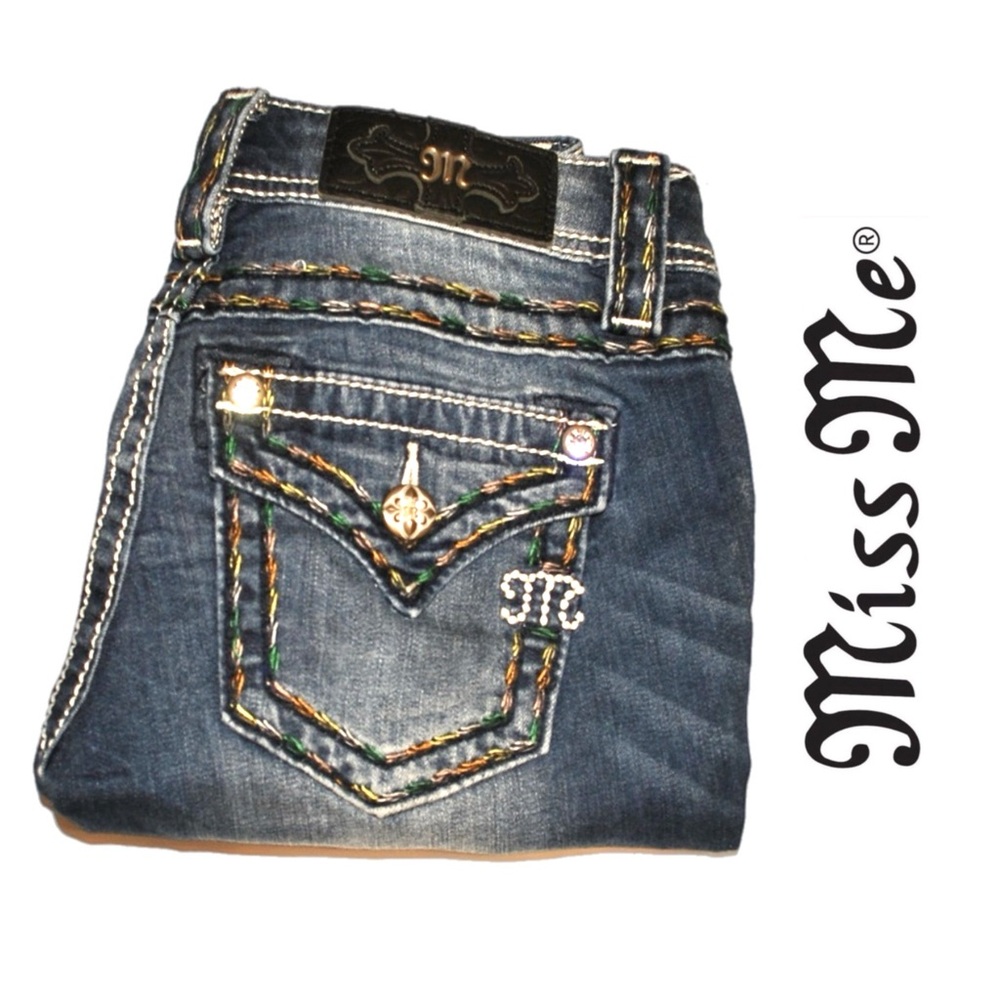 Miss‎ Me Capri 24 x 14" Bermuda 0278 Jean Material